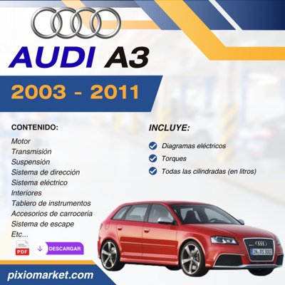 Manual de taller Audi A3 2003 a 2011